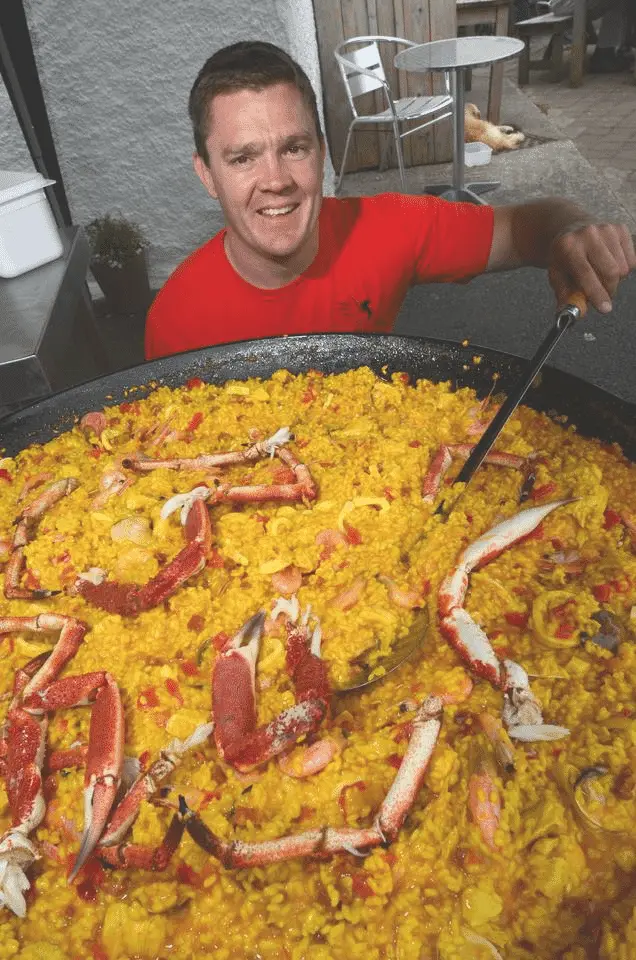 Paella dish